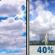 Tuesday: A 40 percent chance of showers and thunderstorms after 1pm.  Partly sunny, with a high near 85. Calm wind becoming southeast around 5 mph in the morning. 