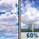 Tuesday: Showers and thunderstorms likely between 1pm and 4pm, then showers likely and possibly a thunderstorm after 4pm.  Mostly sunny, with a high near 85. Calm wind becoming east around 5 mph in the morning.  Chance of precipitation is 60%.