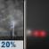 Tonight: A slight chance of showers and thunderstorms before 10pm, then a slight chance of showers between 10pm and midnight.  Patchy fog between 4am and 5am.  Otherwise, partly cloudy, with a low around 71. North northwest wind around 5 mph becoming calm.  Chance of precipitation is 20%.