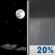 Wednesday Night: A 20 percent chance of showers after 1am.  Partly cloudy, with a low around 73. South southwest wind 15 to 20 mph, with gusts as high as 25 mph. 