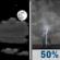 Saturday Night: A 50 percent chance of showers and thunderstorms after 1am.  Partly cloudy, with a low around 69. Calm wind becoming south southwest around 5 mph after midnight. 
