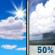 Today: A 50 percent chance of showers and thunderstorms, mainly after 2pm.  Mostly sunny, with a high near 93. Heat index values as high as 100. Southwest wind 5 to 10 mph.  New rainfall amounts of less than a tenth of an inch, except higher amounts possible in thunderstorms. 