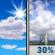 Saturday: A 30 percent chance of showers and thunderstorms after 1pm.  Mostly sunny, with a high near 89. Southwest wind around 10 mph, with gusts as high as 20 mph. 