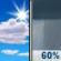 Friday: Showers likely and possibly a thunderstorm after 1pm.  Mostly sunny, with a high near 91. Calm wind becoming west southwest around 5 mph in the afternoon.  Chance of precipitation is 60%.