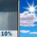 Juneteenth: A 10 percent chance of showers before 7am.  Mostly sunny, with a high near 83. North northwest wind around 5 mph. 