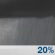 Overnight: A slight chance of showers between 3am and 4am.  Cloudy, with a low around 49. East wind around 5 mph.  Chance of precipitation is 20%. Overnight: A slight chance of showers between 3am and 4am.  Cloudy, with a low around 49. East wind around 5 mph.  Chance of precipitation is 20%.
