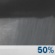 Overnight: A 50 percent chance of showers before 3am.  Patchy fog between 3am and 4am.  Otherwise, mostly cloudy, with a low around 71. Calm wind.  New precipitation amounts of less than a tenth of an inch possible. 